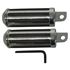 Picture of Footpegs Rider Rail Style with Male Mounts for Highway Bars (Pair)