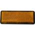 Picture of Reflector Amber Rectangle Bolt-on Black Rim 85mm x 30mm (Per 10)