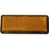 Picture of Reflector Amber Rectangle Bolt-on Black Rim 85mm x 30mm (Per 10)