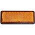 Picture of Reflector Amber Rectangle Bolt-on Black Rim 85mm x 30mm